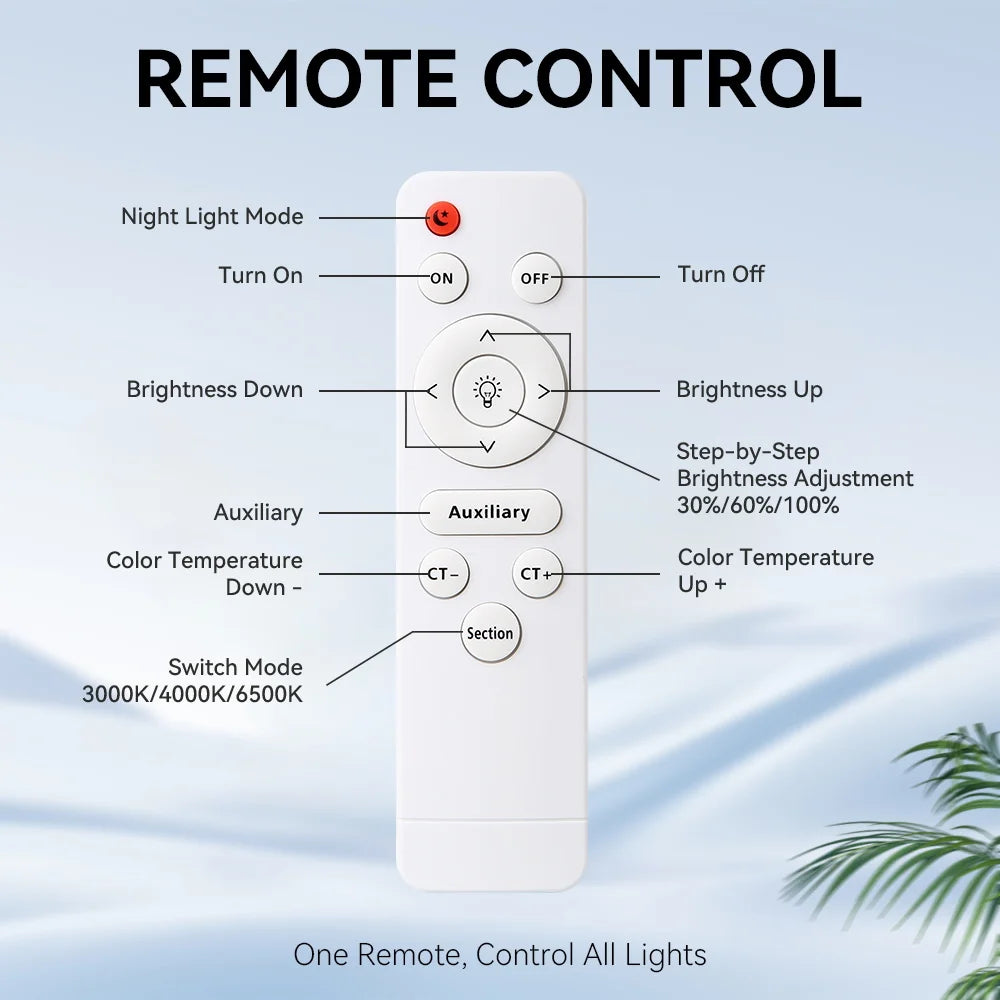 Crystal Led Ceiling Lamp with Remote Control Dimming 3 Colors Led Panel Lighting for Living Room 50W 70W Ceiling Lights 220V