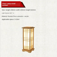 Modern Floor Lamp Living Room for Bedroom Bedside Home Decoration LED Light Solid Wood Lampshade Sofa Dining Study Table Fixture
