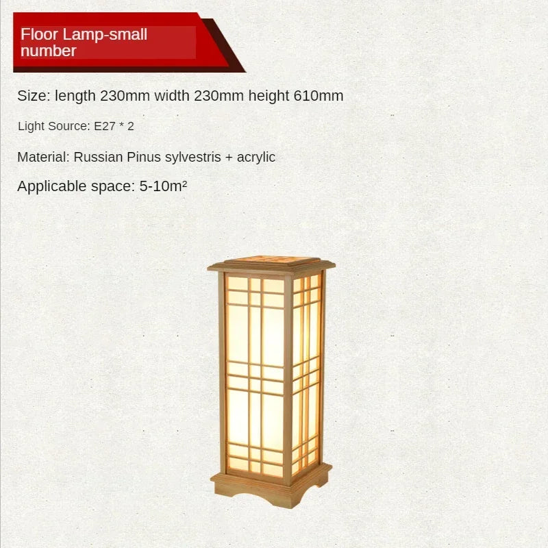 Modern Floor Lamp Living Room for Bedroom Bedside Home Decoration LED Light Solid Wood Lampshade Sofa Dining Study Table Fixture