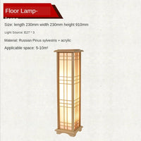 Modern Floor Lamp Living Room for Bedroom Bedside Home Decoration LED Light Solid Wood Lampshade Sofa Dining Study Table Fixture