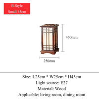Modern Floor Lamp Living Room for Bedroom Bedside Home Decoration LED Light Solid Wood Lampshade Sofa Dining Study Table Fixture